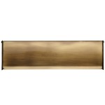 M Marcus Heritage Brass Interior Letter Flap 400mm x 100mm